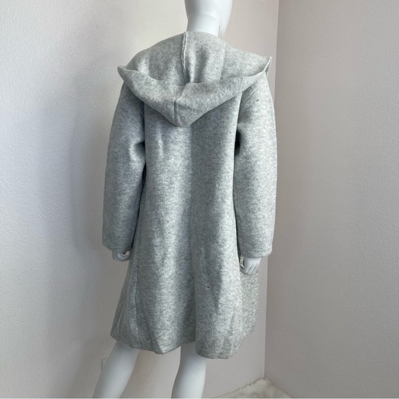 Love token XS LONG HOODED CARDIGAN light gray duster cardigan new with tags - Picture 12 of 16
